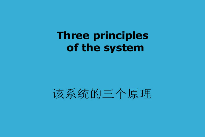 Three Principles